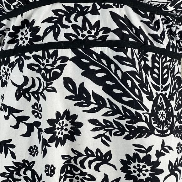 Speechless Sundress Juniors Size 3 Black White Floral Print Tie Halter Smocked - Picture 7 of 12